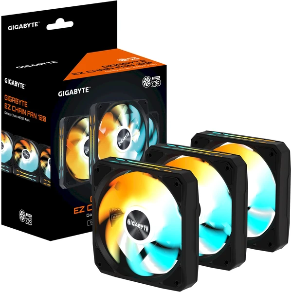 GIGABYTE EZ CHAIN ??FAN 120 - Ventilátory pre PC - Obrázok PS2L000K01