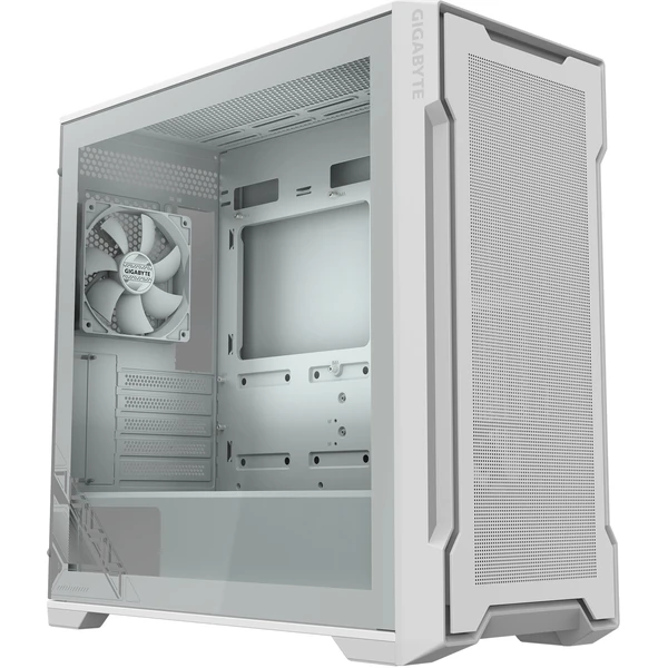 GIGABYTE C102 GLASS ICE biela - Počítačové skrine - Hlavný obrázok