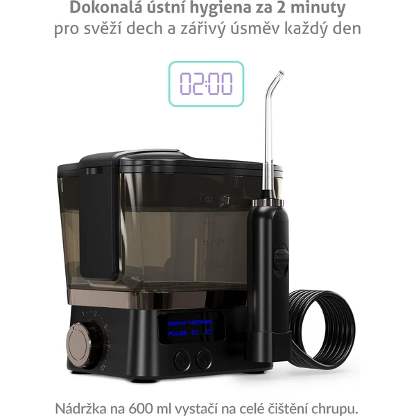 TrueLife AquaFloss Station F300 ústna sprcha čierna - Ústne sprchy - Obrázok PSUL000K01