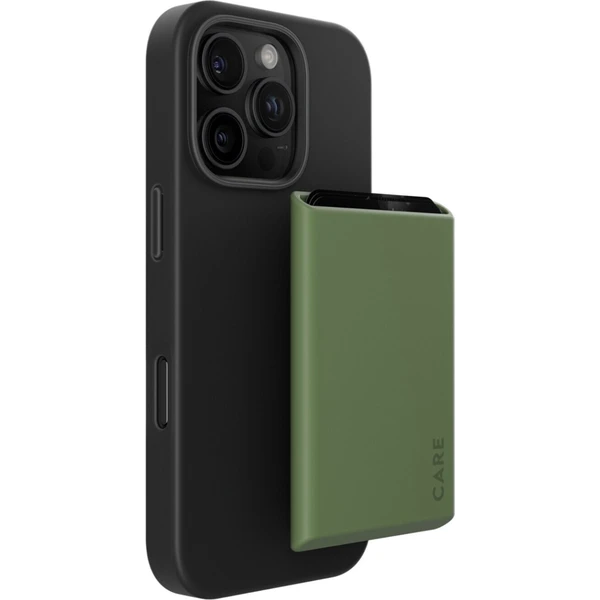 PanzerGlass® CARE Apple MagSafe RFID CardHolder púzdro na platobné karty zelené - Peňaženky - Hlavný obrázok