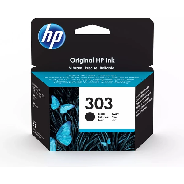 HP T6N02AE č. 303 Čierna originálna - Cartridge - Hlavný obrázok