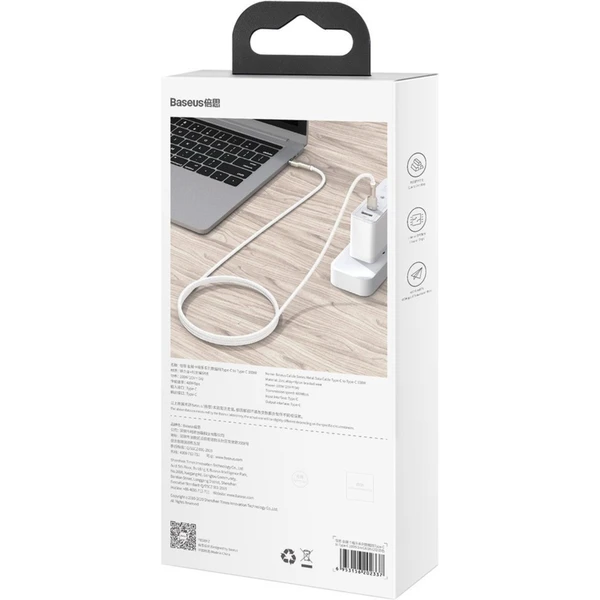 Baseus Cafule USB-C/USB-C nabíjací kábel 100W 1m čierny - Káble a redukcie - Obrázok PUKGF00101