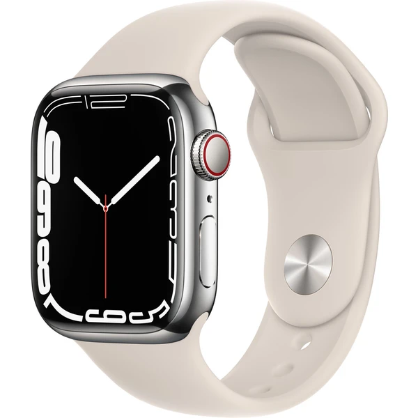 Apple Watch Series 7 Cellular 41mm oceľ (Ďalšia) - Inteligentné hodinky - Hlavný obrázok