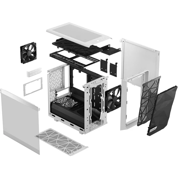 Fractal Design Meshify 2 Nano White TG Clear Tint - Počítačové skrine - Obrázok PV6A000601