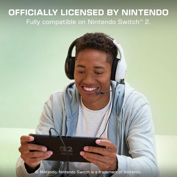 Turtle Beach Airlite Fit herné slúchadlá pre Nintendo Switch 2 čierno-biela - Slúchadlá - Obrázok PWJI000K01
