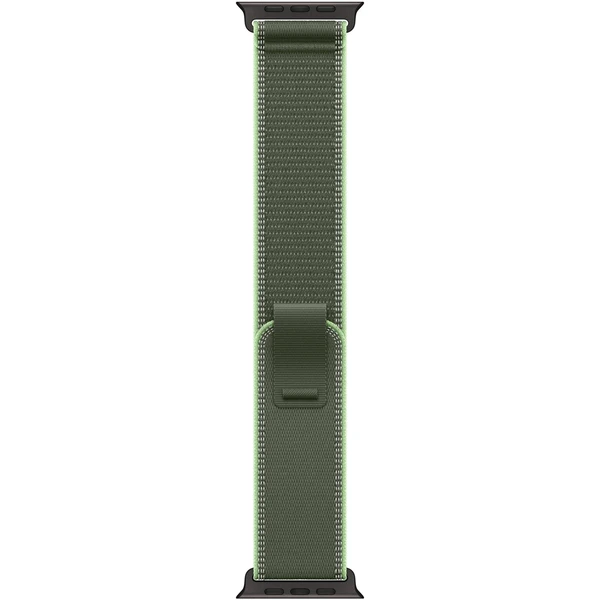 Apple Watch 49/46/45/44mm zelený/neónový Trailový ťah M/L čierny titán - Remienky - Hlavný obrázok