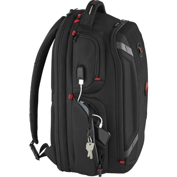 WENGER PlayerOne 17,3" herný batoh na notebook čierny - Batohy - Obrázok PXA1000P01