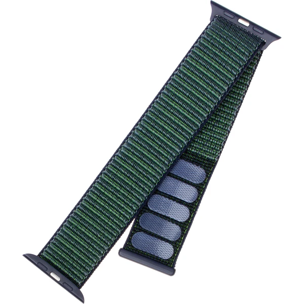 FIXED Nylon Strap nylonový opasok pre Apple Watch 42/44/45mm tmavomodrý - Remienky - Obrázok PY1DF00101