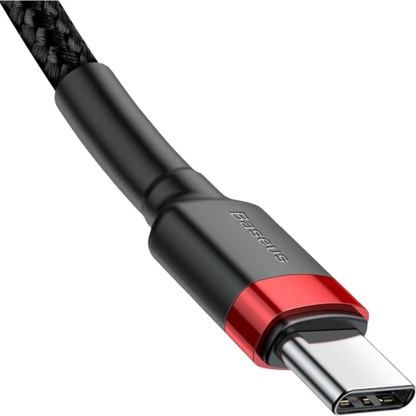 Baseus Cafule USB-C/USB-C napájací kábel 60W 1m červený/čierny - Káble a redukcie - Obrázok PY95300401