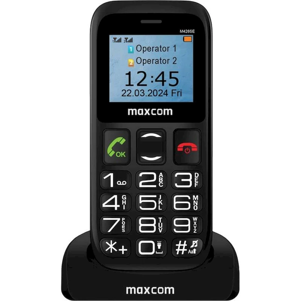 MaxCom MM426SE čierny - Mobilné telefóny - Obrázok PYHI000K01
