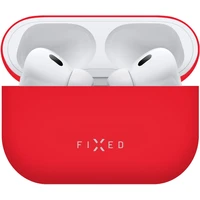 FIXED Silky silikónové puzdro pre Apple AirPods Pro/Pre 2 červené - Puzdra