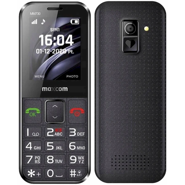 MaxCom MM730 čierny - Mobilné telefóny - Hlavný obrázok