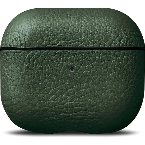 Woolnut kožené púzdro pre AirPods 3. generácie tmavo zelené - Puzdra - Obrázok PZJR100501