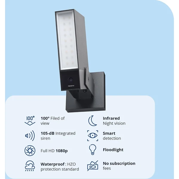 Netatmo Outdoor Camera čierna - IP kamery - Obrázok Q00C000J01