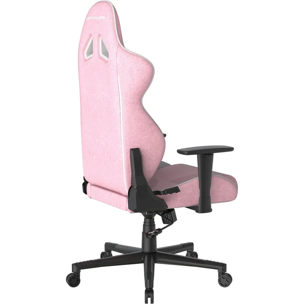 DXRacer GLADIATOR látková herná stolička ružovo-biela - Stoličky - Obrázok Q04D000O01