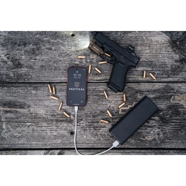 Taktický hladký kábel USB-C/USB-C napájací 15W 1m čierny - Káble a redukcie - Obrázok Q09Z000501