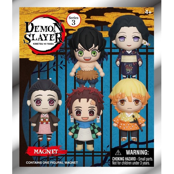 3D magnetka Monogram International Demon Slayer - Magnets Series 3 - náhodná magnetka