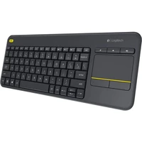 Logitech Wireless Keyboard K400 Plus bezdrôtová klávesnica CZ/SK čierna - Klávesnice