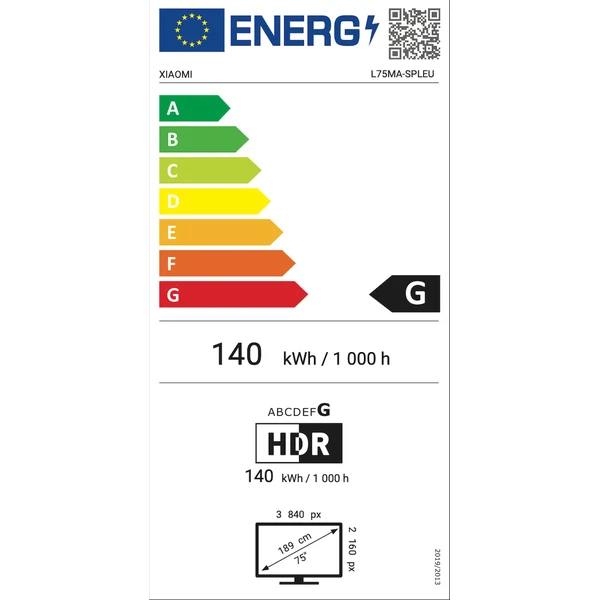 Xiaomi TV S Mini LED 75 televízie 75" - Televízia - Obrázok Q0PD000N01