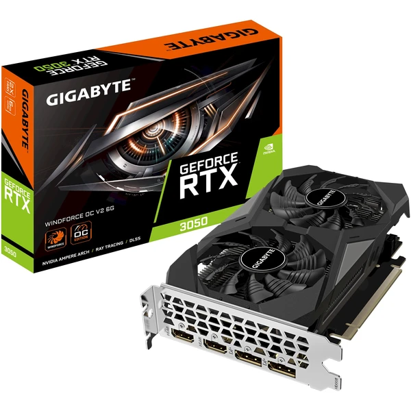 GIGABYTE NVIDIA GeForce RTX 3050 WINDFORCE OC V2 6G - Grafické karty - Obrázok Q0TC000O01