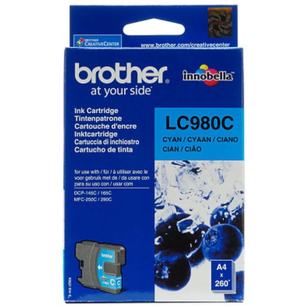 Brother LC980C atrament tyrkysový - Tonery - Hlavný obrázok
