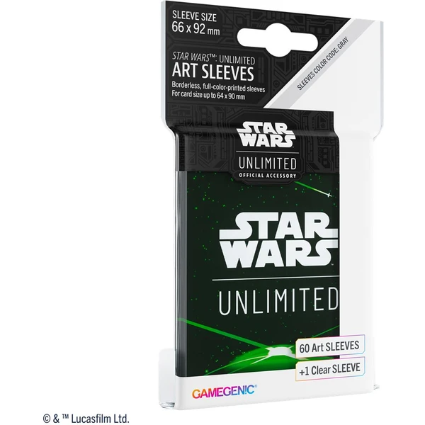 Gamegenic - Star Wars: Unlimited Art Sleeves - Card Back Green - Obaly na karty - Hlavný obrázok