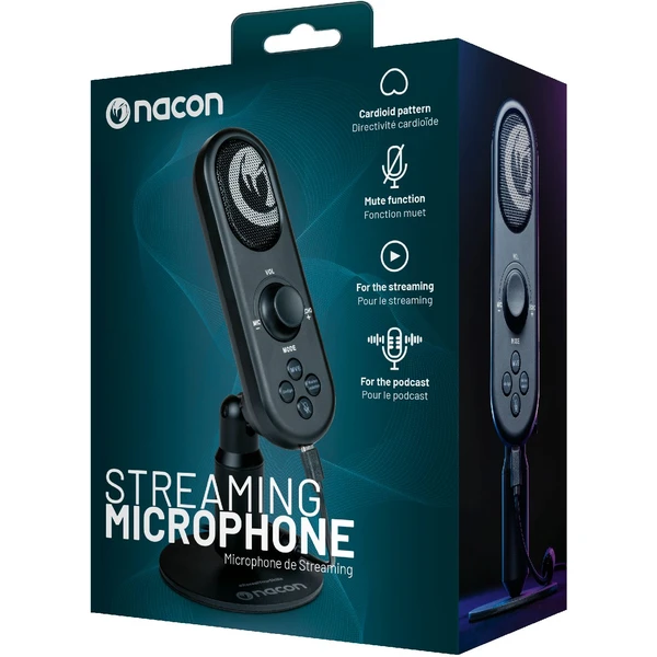 Nacon streamovací mikrofón pre PC - Mikrofóny - Obrázok Q1H7000K01
