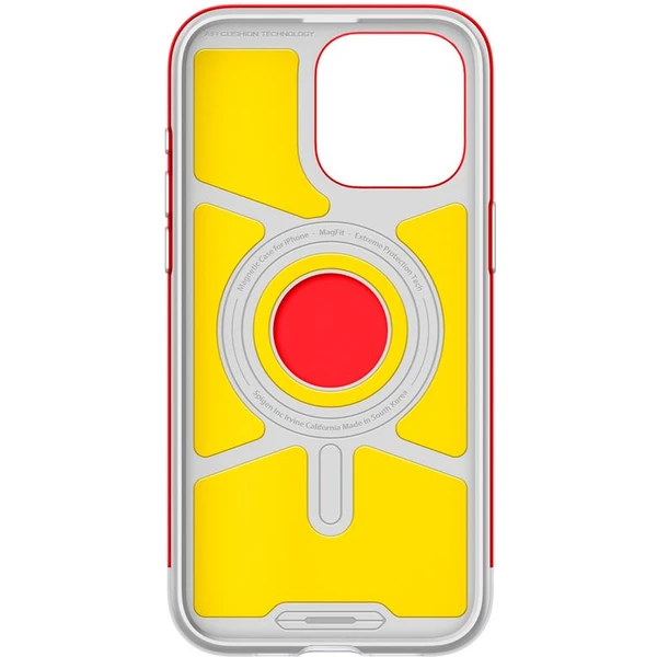 Spigen Classic C1 MagFit kryt iPhone 15 Pro Max červený - Puzdra - Obrázok Q1HA000601