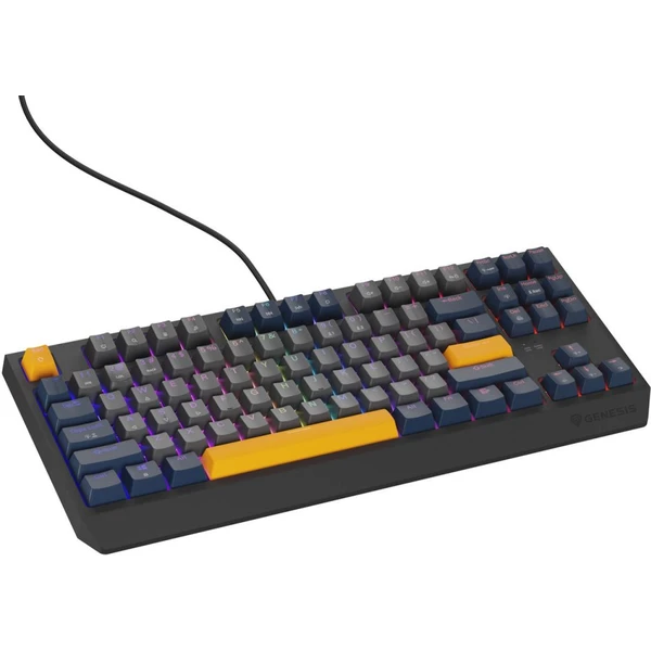 Genesis THOR 230 TKL Naval Blue Negative RGB mechanická klávesnica - Klávesnice - Obrázok Q1I5000O01