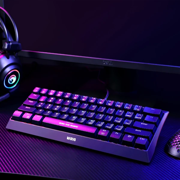 Marvo KG962G EN - R mechanická herná klávesnica TKL RGB (US) čierna - Klávesnice - Obrázok Q1M7000N01