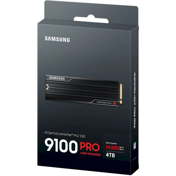 Samsung 9100 PRO Heatsink SSD M.2 - 4TB - SSD - Obrázok Q1QF000N01