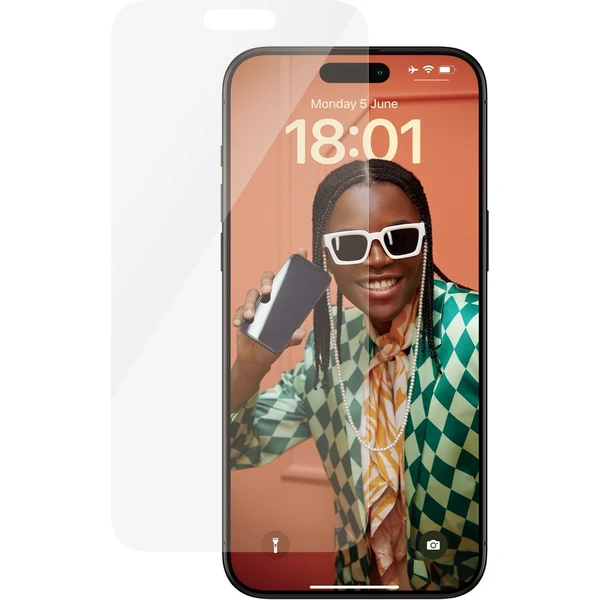 PanzerGlass Classic Fit ochranné sklo Apple iPhone 15 Pro Max - Ochranné fólie a sklo - Hlavný obrázok