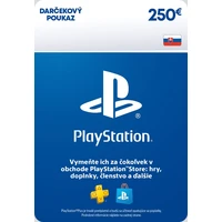 PlayStation Store - Darčeková karta 250 € (pre SK účty) - Digitálne kredity