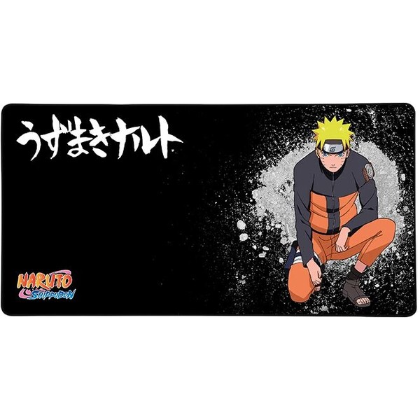 Herná podložka Konix Naruto XXL čierna