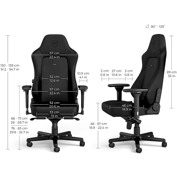 noblechairs HERO Black Edition herná stolička čierna - Stoličky - Obrázok Q28A000P01