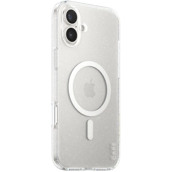 PanzerGlass® CARE kryt Apple iPhone 16 Plus MagSafe Star Lit trblietavý/biely - Puzdra - Hlavný obrázok