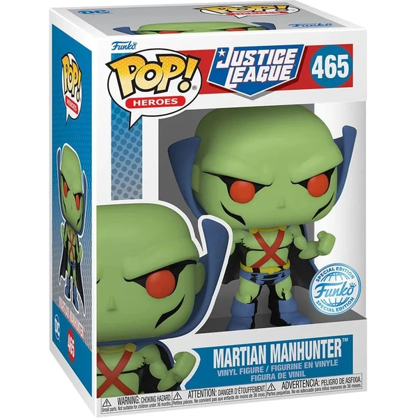 Funko POP! #465 Heroes: Justice League Comic - Martian Manhunter - Funko POP! - Obrázok Q2L8000K01