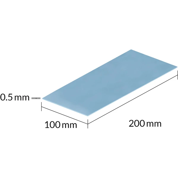 Arctic teplovodivá podložka - TP-3 200 x 100 x 0,5/2 pack - Teplovodivé pasty a opasky - Obrázok Q2P9000O01