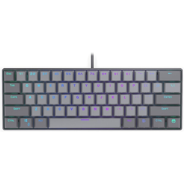 E-shop Endorfy Thock V2 Compact herná klávesnica šedá US
