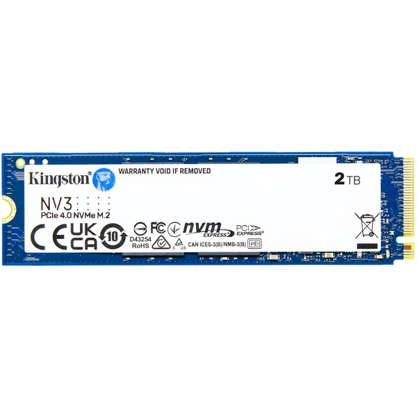E-shop Kingston SSD NV3 2TB NVMe PCIe M.2 2280 (6000/5000MB/s)