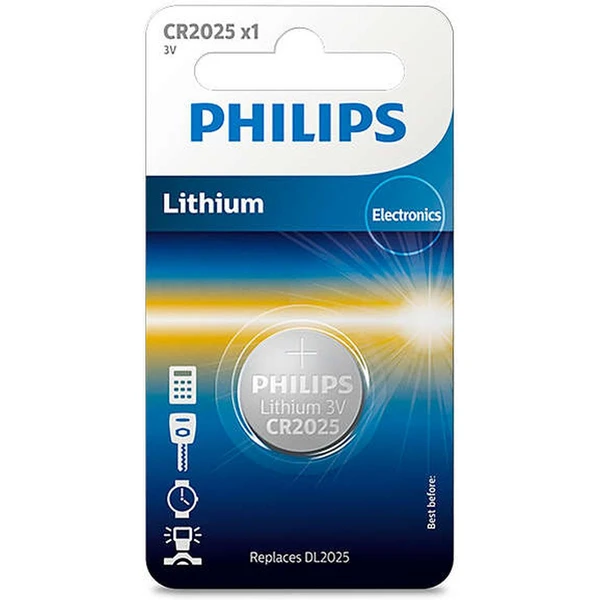 Philips CR2025/01B Lítiová batéria gombíková CR2025 (3V) - Batérie - Hlavný obrázok