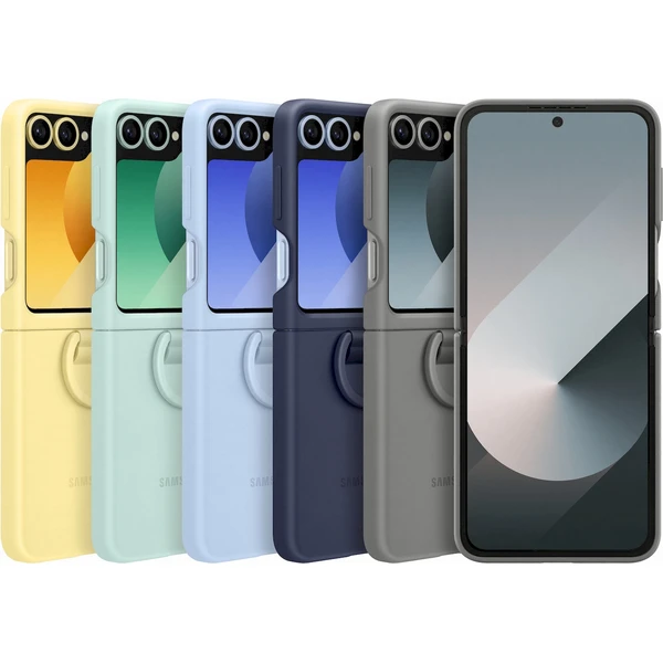 Samsung Silicone Case kryt Galaxy Z Flip6 sivý - Puzdra - Obrázok Q3E7000L01