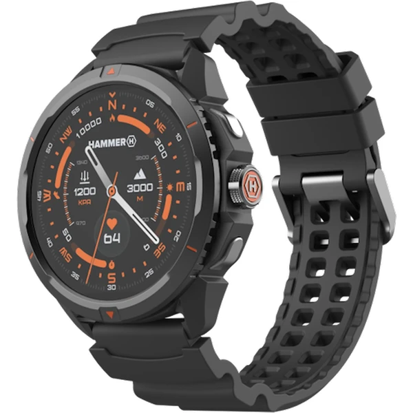 myPhone Hammer Watch 2 múdre hodinky oranžovo-čierne - Inteligentné hodinky - Hlavný obrázok
