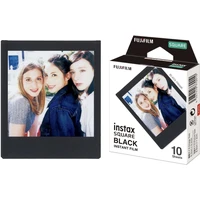Fujifilm Instax Square Black film (10 ks) - Filmy pre instantné fotoaparáty