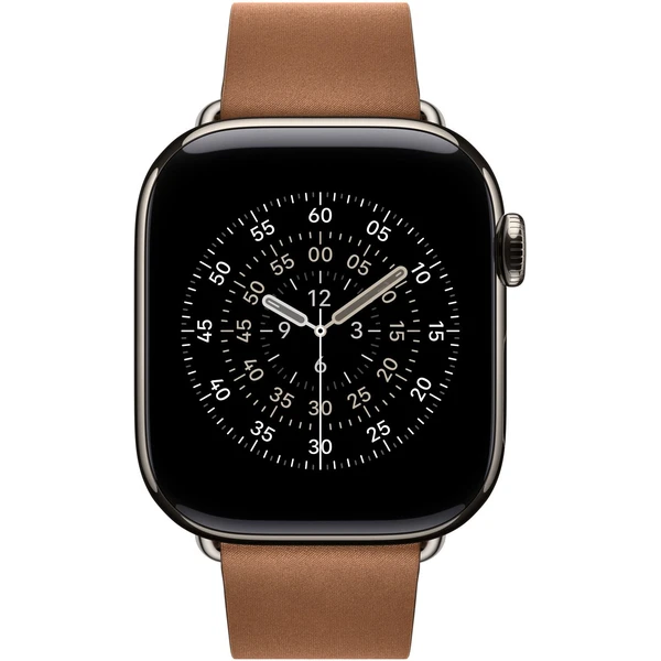 Apple Watch 42/41/40/38mm karamelový remienok s modernou prackou veľký - Remienky - Obrázok Q41I000K01