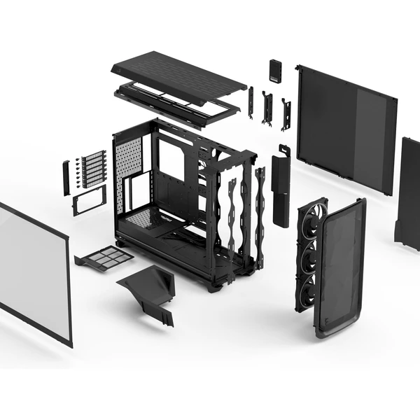 Fractal Design Meshify 3 XL Ambience Pro RGB Black - Počítačové skrine - Obrázok Q42G000J01