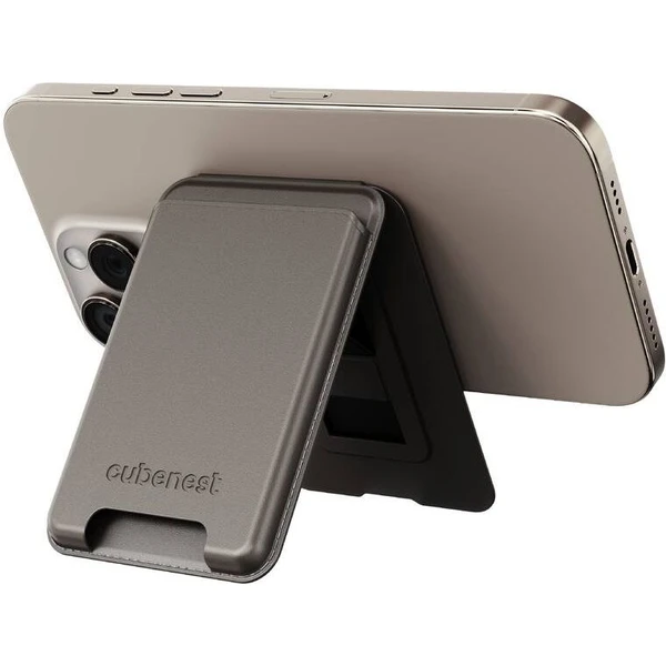 CubeNest Magnetic Wallet Stand MagSafe peňaženka zlatá - Peňaženky - Obrázok Q4DF000L01