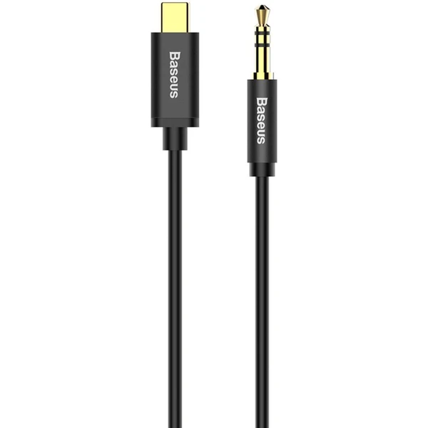 Baseus USB-C/3,5mm kábel 1,2m čierny - Káble a redukcie - Hlavný obrázok