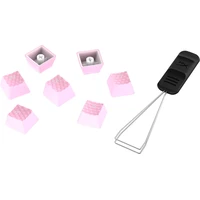 HyperX Rubber Keycaps - Pink (US) - Klávesnice