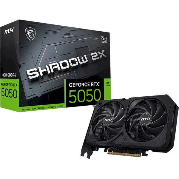 MSI NVIDIA GeForce RTX 5050 8G SHADOW 2X OC - Grafické karty - Obrázok Q5BE000K01